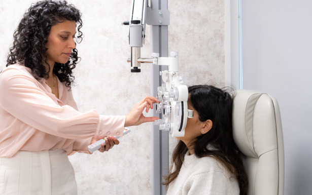 Vision assessment eye check